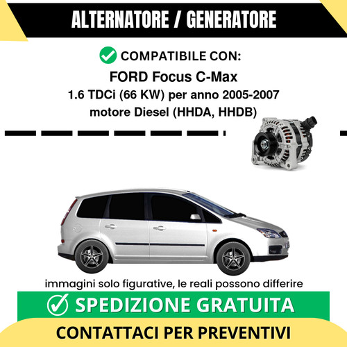 Alternatore ford focus max - alternatore,