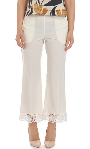Pantalone twinset cropped con - pantalone,