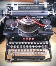 ANTICA MACCHINA PER SCRIVERE TORPEDO Modello 6 origine Deutsches Reich 1939