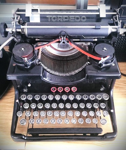 Antica macchina per scrivere - antica,
