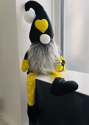 Gnomo elfo tomte natale nero - tomte,