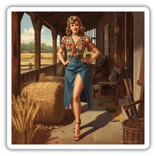 Pin Up Girl Adesivo Vinile