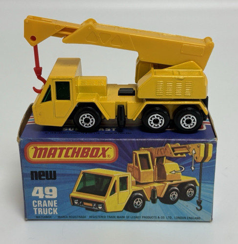Camion gru vintage - matchbox, 49