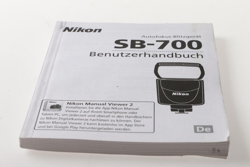 Nikon 700 manuale di - sb-700,