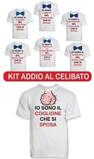 Maglietta uomo kit addio a celibato sposo matrimonio t-shirt tshirt divertente 1