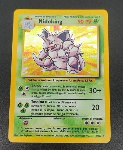 Pokemon nidoking holo - pokemon,