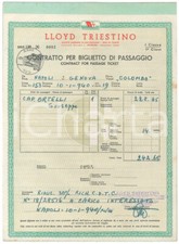 1940 NAPOLI LLOYD TRIESTINO -