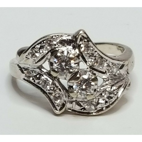 2ct diamanti finti vintage - 2ct,