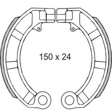Ganasce freno POSTERIORI