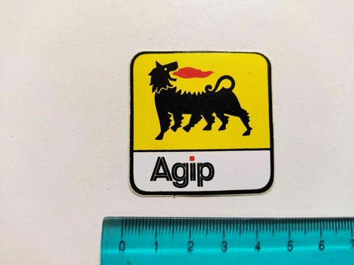 Adesivo agip carburanti - agip,