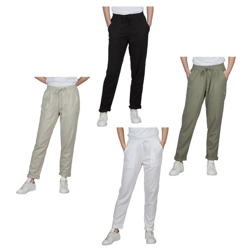 Denimfy pantaloni lino - pantaloni,