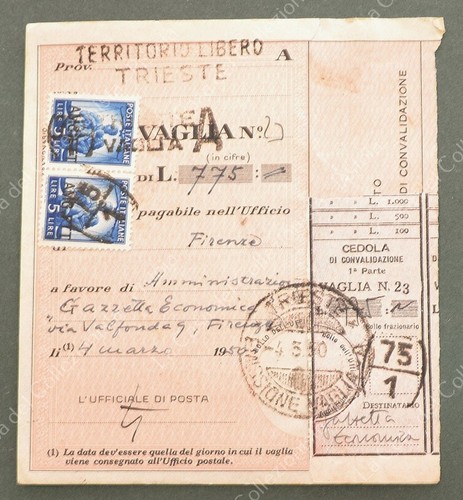 Postale occupazione - st.,