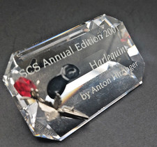 TARGA CRISTALLO SWAROVSKI PER