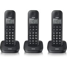 CORDLESS TRIPLO BRONDI GALA TRIO BLACKDECT 20 MEMORIE SVEGLIA 5 SUONERIE NERO