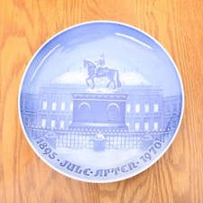 Piatto di Natale Bing & Grondahl 1895 1970 Anniversario Palazzo Reale Amalienborg 