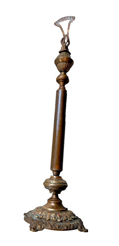 Antique brass balance scale - antique,
