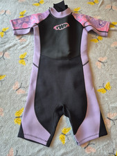 TWF Muta Shortie Bambina Nero Rosa Lilla 11 L 10-11 Nuoto Selvaggio Mare Vacanze