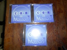 3 mini dischi registrabili CD