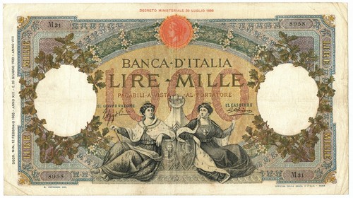 1000 lire capranesi - lire,