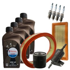 Kit Tagliando Fiat Seicento 1.1 Benzina 600 3 Filtri 4 Candele 4 Olio 10W40 
