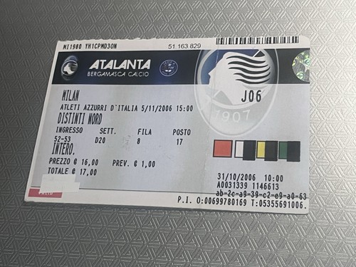 Atalanta milan 2006 - atalanta-milan, 2006/07