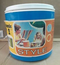 Portavivande vintage modernariato Termico Con Recipiente In Acciaio Inox