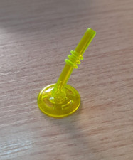 LEGO 6919 Transparent Fluorescent Green Radar/Antenna SAT 2x2 