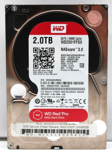 Red pro nas 2tb - wd,