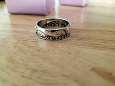 anello argento mezzo dollaro