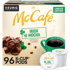 McCafe Moka Irlandese, Keurig Cialde K-Cup Monodose, Caffè Aromatizzato, 96 Conteggi