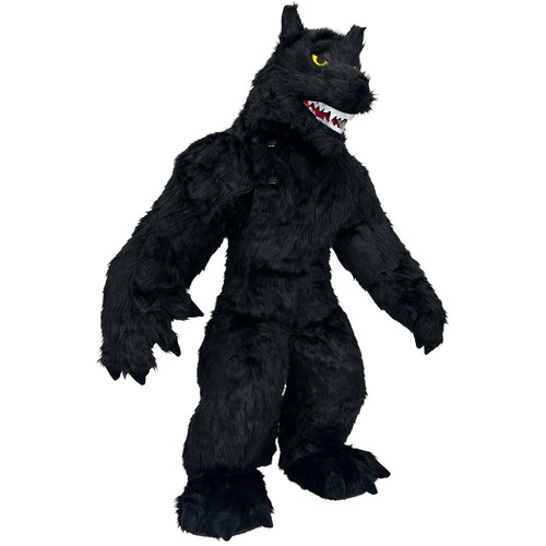 Costume gonfiabile lupo - gonfiabile, nero
