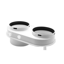 Kit sdoppiato scarico fumi Daikin ø 80/80 per caldaia D2C COD. DRDECOP8080BA