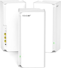 Tenda Nova MX21-Pro Mesh Ripetitore Wi-Fi Router 6E Sistema AXE5700 Alexa Bianco