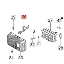 EFCO STAFFA DI  FISSAGGIO