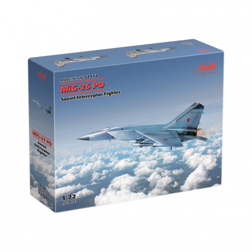 Icm mig modellbausatz - mig-25, pd