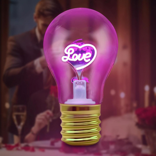 Vintage love lampada tavolo - love,