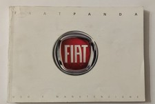 LIBRETTO MANUALE MANUTENZIONE USO FIAT PANDA GPL CON RELATIVA CUSTODIA