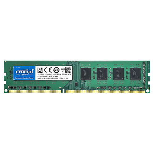 Ram ddr3l 1600 udimm - gb, ddr3l-1600