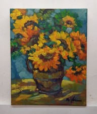 Dipinto girasoli quadro olio - quadro,