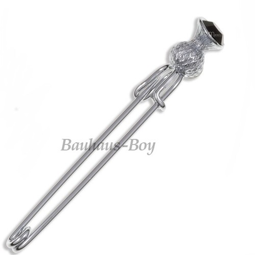 Miracle kilt pin thistle nero - kilt,