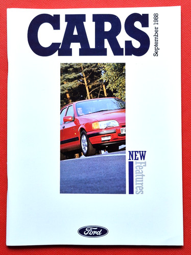 Ford cars 1988 brochure - cars,