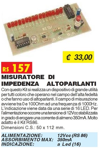 Rs157 misuratore di - misuratore,