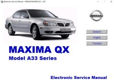 Nissan Maxima QX A33 Manuale