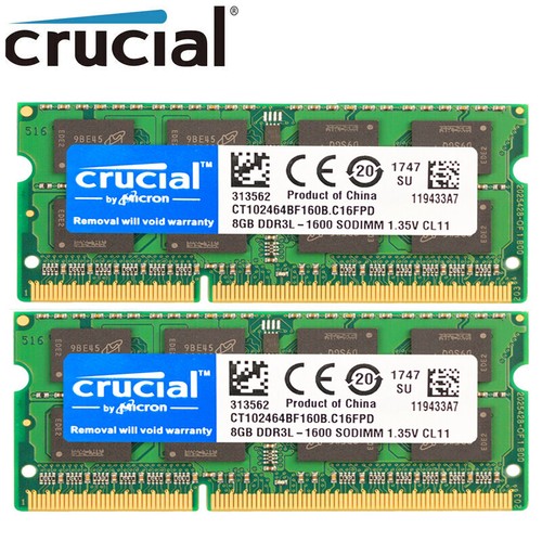 Crucial ddr3l gb - crucial, 16
