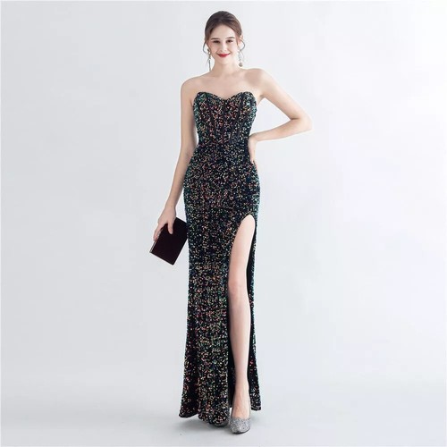 Vestito abito elegante lungo - abito,