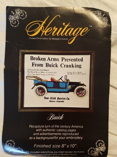Kit ricamo crewel heritage - kit,