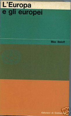 Max beloff europa e - beloff, =