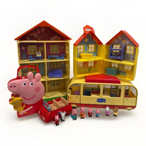Peppa pig casa - peppa, famiglia