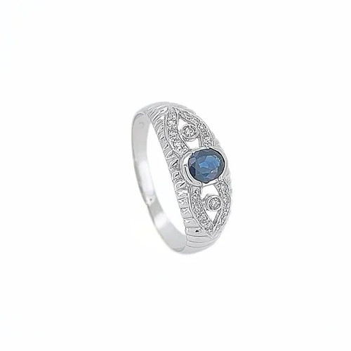 Anello fascia zaffiro - anello, e