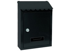 Cassetta postale nera - cassetta,